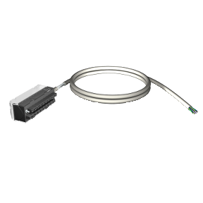 Shielded Cable Set - 28-Way Terminal - Multi-Terminal on One End - For M340 - 5 M-3595864110035