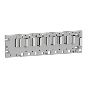 Reinforced Rack M340 - 8 Slots - Panel, Plate Or Din Rail Mount-3595864009384