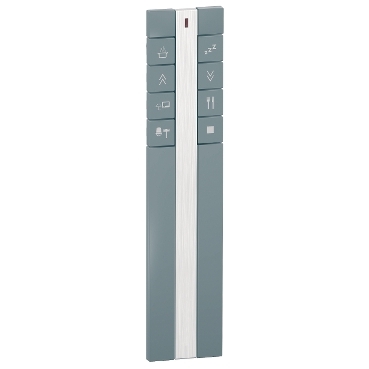 Unica Wireless Metal remote control - 8 keys-3606485110363
