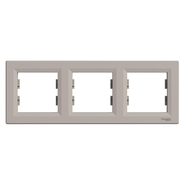 Asfora Plus Triple Horizontal Frame Bronze-3606480728099