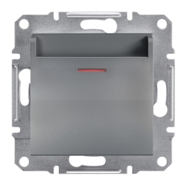 Asfora Plus Energy Saver, RFID (Mifare), Steel, screwless, frameless-3606480730955