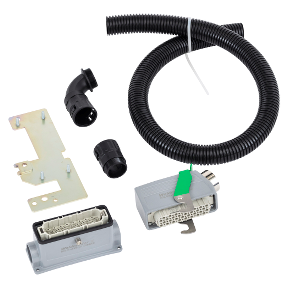 LV 64 pin Plug (M&F) for FIXED VCB - PKS Ultra 80x50 Socket Holder-3606481113894