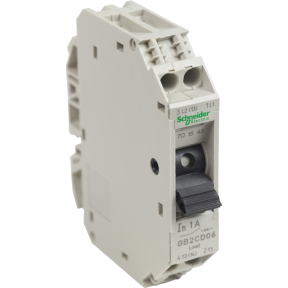 Tesys Gb2 - Thermal Magnetic Circuit Breaker - 1P + N - 1 A - Id = 14 A-3389110214727