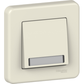 Leona – Illuminated Labeled Bell Button (12V) – Framed – Cream-3606480907968