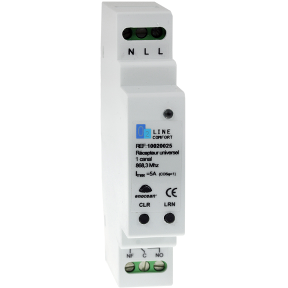 EnOcean - 1 Channel Din Relay - 600VA Automatic Voltage Regulator, 3 Schuko Output-0