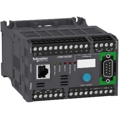 Motor Management, Tesys T, Motor Controller, Canopen, 6 Logic Inputs, 3 Relay Logic Outputs, 5 To 100A, 24 Vdc-3389119404723
