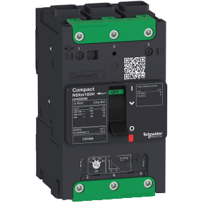 circuit breaker ComPact NSXm N (50 kA at 415 VAC), 3P 3d, TMD trip unit rated 16 A, EverLink connectors-3606481175267