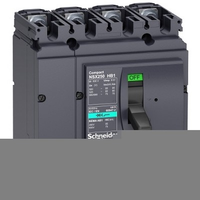 Circuit Breaker Compact Nsx100Hb1 - Tmd - 40 A - 4 Poles 4D-3606480478925
