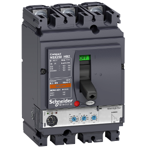 circuit breaker Compact NSX100HB2 - Micrologic 2.2 M - 100 A - 3 poles 3d-3606480479694