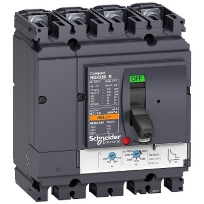 Circuit Breaker Compact Nsx250R - Tmd - 200 A - 4 Poles 4D-3606480479861