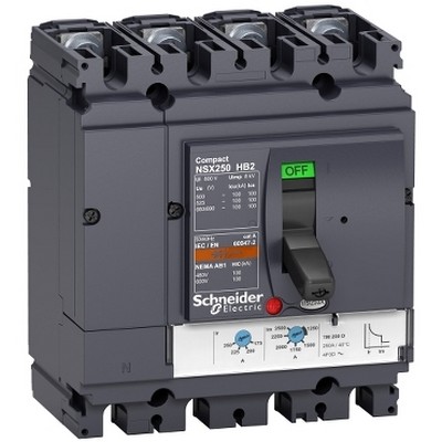 Circuit Breaker Compact Nsx250Hb2 - Tmd - 200 A - 4 Poles 4D-3606480480027