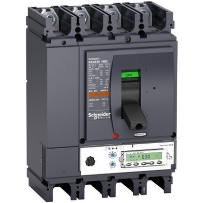 Circuit Breaker Compact Nsx630Hb2 - Micrologic 6.3 E - 630 A - 4 Poles 4D-3606480481352