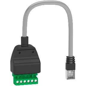 RJ45 to open connector modbus adapter - NSX cord connecting cable 0.35 m-3606489842826