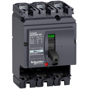 Circuit Breaker Compact Nsx250F Dc - 250 A - 3 Poles - Fixed - Without Trip Unit-3606480073113