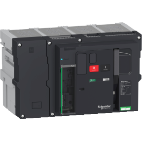 CIRCUIT BREAKER MTZ2 08 L1 4P DRAWOUT - Mechanical lock - vertical / horizontal connection adaptation plate with rod for fixed and withdrawable type MTZ2/3 -3606480806926