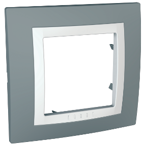 Unica Basic - cover frame - 1 group - technical gray/white-8420375130522