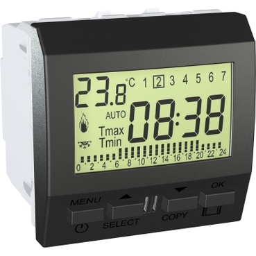 Unica Programlanabilir termostat - haftalık - 2 Modül-8420375153293