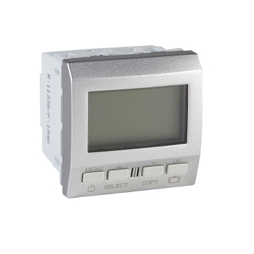 Unica Programmable thermostat - weekly - 2 Modules-8420375115154