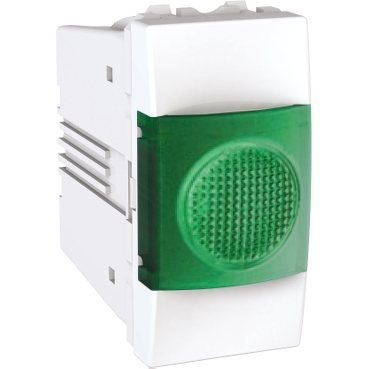 Unica Green lamp, 1 Module-8420375127263