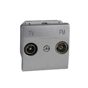 Unica Tv/Fm Socket - Switching Terminal - 2 Modules-8420375114836