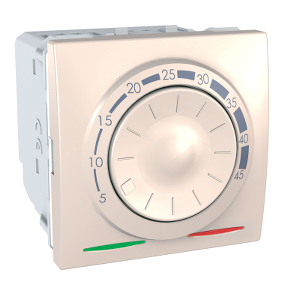 Kat termostatı - 2 modül - Fildişi-0