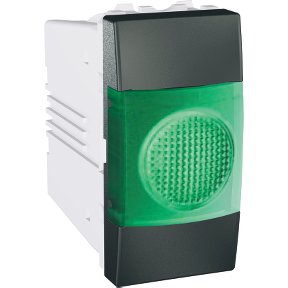 Unica Green Lamp, 1 Module-8420375153576