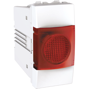 Unica Red Lamp, 1 Module-8420375127249
