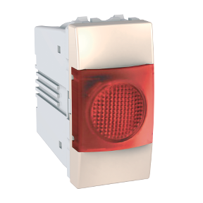 Unica Red Lamp, 1 Module-8420375127287