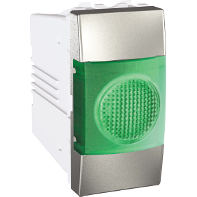 Unica Green Lamp, 1 Module-8420375115505