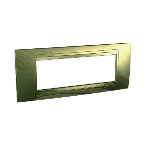 Unica Gold Six Module Frame-8420375159868