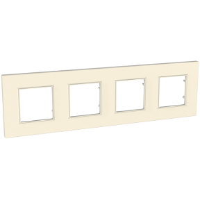 Unica Pearl Quadruple Frame-8420375167665