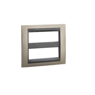 Unica Top - Cover Frame (Stable Frame) - 2 Sets (H) - 2X6 M - Matt Nickel/Graphite-8420375153699