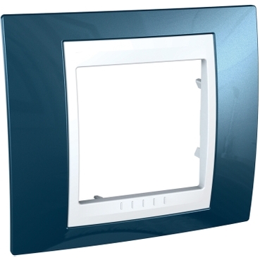 Unica Ice blue-White Single frame-8420375131758