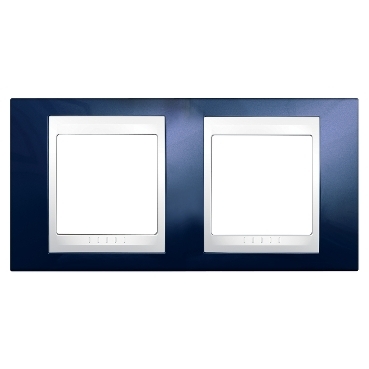 Unica Navy-White Double Horizontal frame-8420375132076