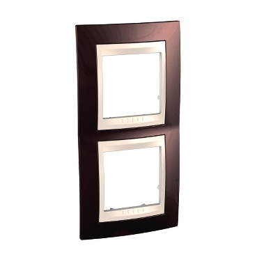 Unica Terracotta-Ivory Double vertical frame-8420375132267