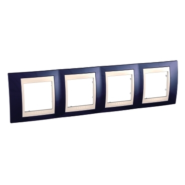 Unica Navy Blue-Ivory Quad Horizontal Frame-8420375133271