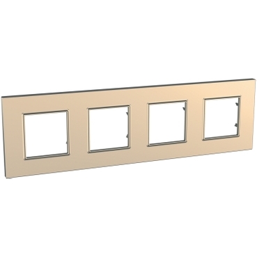 Unica Copper Quadruple frame-8420375167795