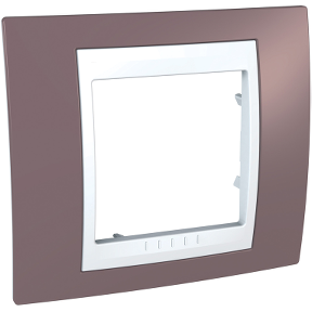 Unica Plus - Cover Frame - Single Frame - Lilac/White-8420375131864