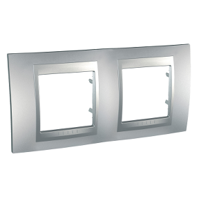 Unica Double Horizontal Frame - Aluminum-13606480772655
