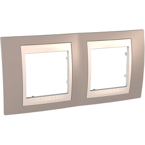 Unica Mink-Ivory Double Horizontal Frame-8420375132038