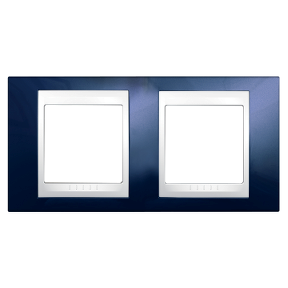 Unica Navy Blue-White Double Horizontal Frame-8420375132076
