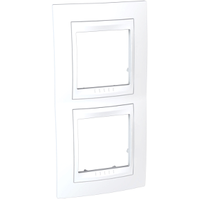 Unica White Double Vertical Frame-8420375132229