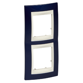 Unica Navy Blue-Ivory Double Vertical Frame-8420375132250