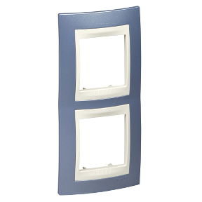 Unica Ice Blue-Ivory Double Vertical Frame-8420375132274
