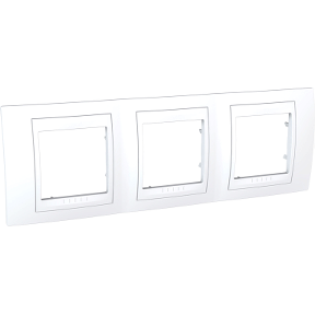 Unica White Triple Horizontal Frame-8420375132564