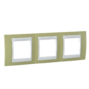 Triple horizontal frame - Verde/ivory-8420375132625