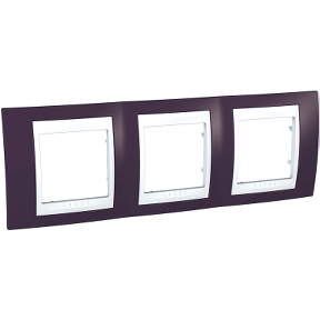 Unica Grena-White Triple Horizontal Frame-8420375132854