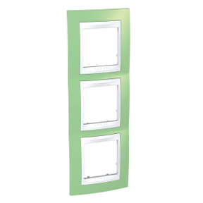 Triple vertical frame - Verde/white-8420375133127