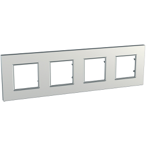Unica Silver Quadruple Frame-8420375167788