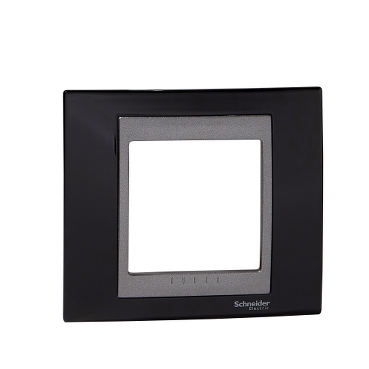 Unica Rhodium black-Graphite Single frame-8420375154429